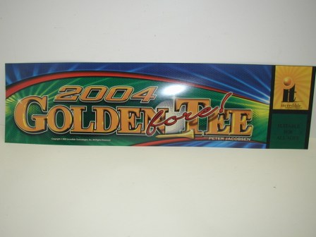 Golden Tee Fore 2004 Marquee $19.99